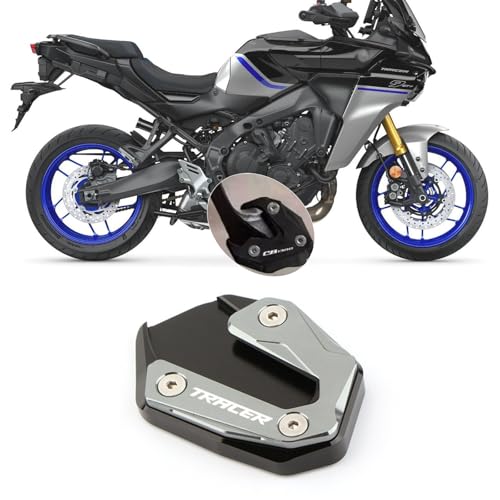DOMOPAY For Tracer 9 GT ABS Tracer 9 GT+ Y-AMT ABS 2026 �N���f���̃I�[�g�o�C�ɓK���Ă���A�T�C�h�X�^���h����������A�V�[�g���g�傳��Ă��܂� (�`�^��) [���s�A���i]