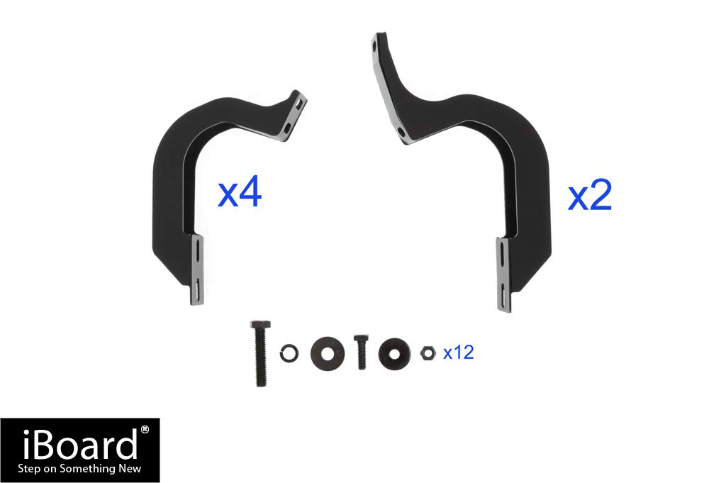 for 2007-2014 FJ Cruiser Sport Utility 4-Door (Nerf Bar | Side Steps) 4" Black Eboard Running Boards