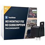 VITALGLOW GPS Tracker for Vehicles with Kill Switch, No Monthly Fee, No Subscription, 4G SIM Card and Data Included, Trip History, GeoFence, Driving Alerts, Global Coverage, for Fleets