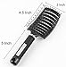Professional Curved Vented Styling Hair Brush Barber Hairdressing Styling Tools Fast Drying Hair Detangling Massage Brushes (Pink)