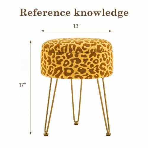Image of Ottomans Round Ottoman with Storage Footstools