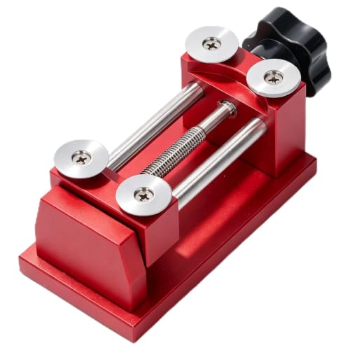 Yosoo Health Gear Watch Bezel Remover Bezel Opener Clamp Kit 4 Round Blades Watch Bezel Removal Tool Workbench Professional Watch Bezel Removal Tool Back Case Opener for Repair Maintenance