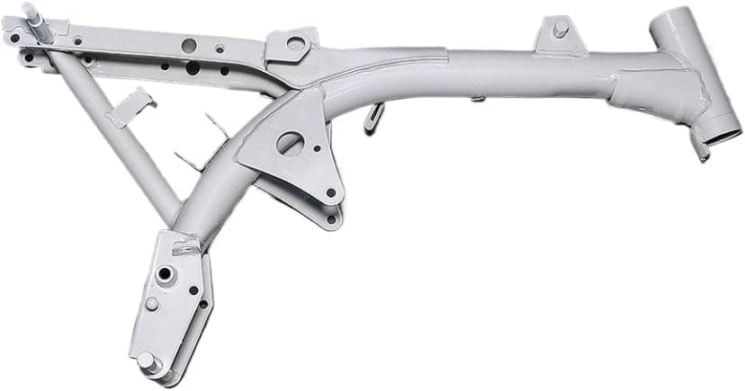 Motorcycle Frame White Compatible with Automotive Motorcycle Parts for Z50R