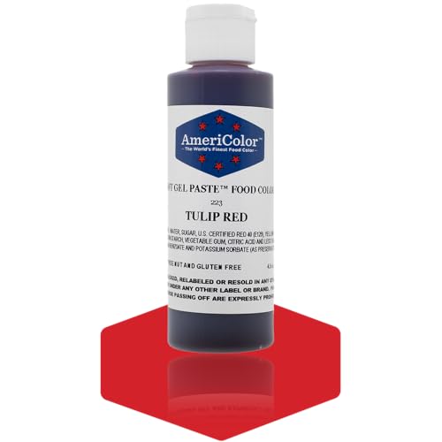 TULIP RED SOFT GEL PASTE 4.5 OZ Cake Decorating