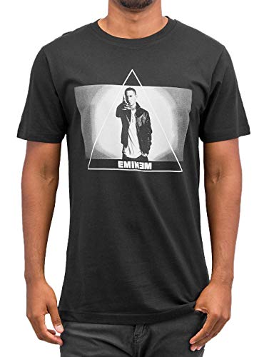 Mister Tee Homme Eminem Triangle Tee T Shirt, Noir, M EU
