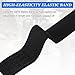 YELARXI Bike Pant Leg Strap, Cycling Safety Bind, Pant Bands Clip Strap, Adjustable Elastic Bike Ankle Leg Fastening Belt 8 Pcs & Black -Fitting for (Cycling/Jogging/Camping/Climbing)
