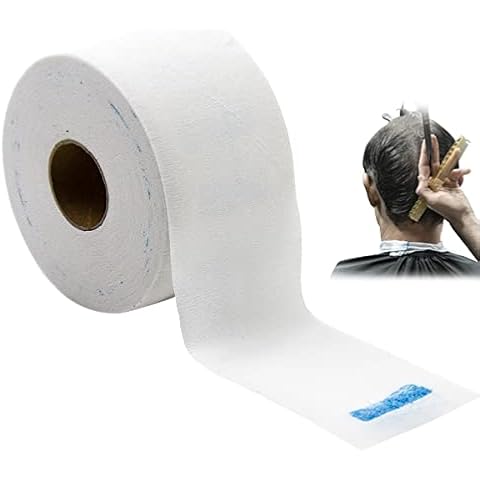 Barber Neck Strips for Hair Cutting - 475 Strips (5 Rolls) - Barber Accessories - Barber Neck Strip - Neck Strips Barber Supplies - Neck Paper for Barber (White) Cover