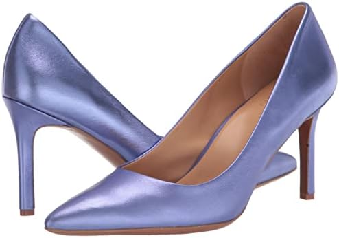 Naturalizer Womens Anna Pointed Toe High Heel Pumps,Lavender Leather,7.5 Wide | Image 6
