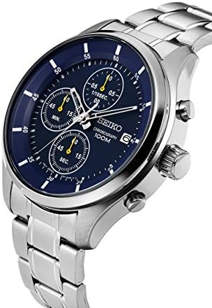 SEIKO SKS537P1 Neo Sports Chronograph Steel Man Silver : Clothing, Shoes \u0026  Jewelry - Amazon.com