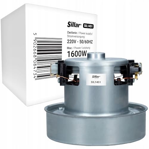 Sillar Moteur 1600W pour Aspirateur Bosch, Electrolux, Samsung, LG – Moteur Universel Monoturbine 220V 50/60Hz
