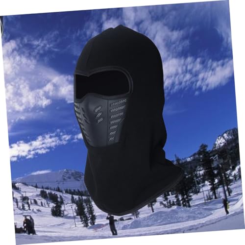 Máscara de Esquí para Hombres Balaclava Caliente Gorro de Protección para Snowboard y Deportes al Aire Libre Antiviento para Ciclismo Negro miniatura 6