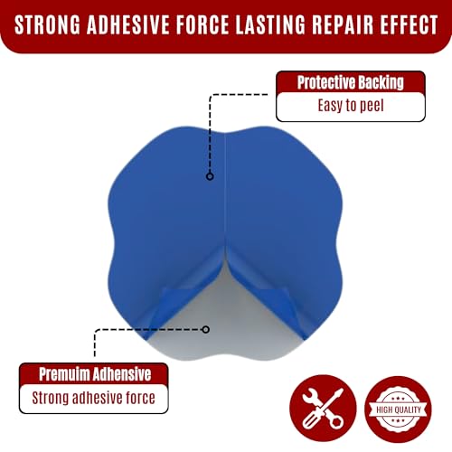 Image of Bias Ply Tyre Repair Patch 4 NO - Box of 5 Pcs | Heavy-Duty, Reliable Tyre Tube Puncture Repair for Trucks, Buses, Tractors, Commercial Vehicles | Durable Rubber Patches for Workshop Use