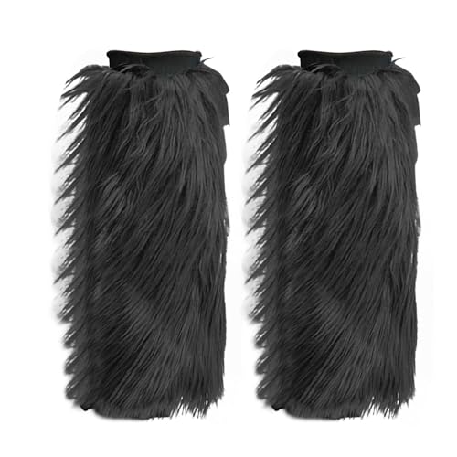 Jambières en fausse fourrure femme chaudes pelucheuses Halloween
