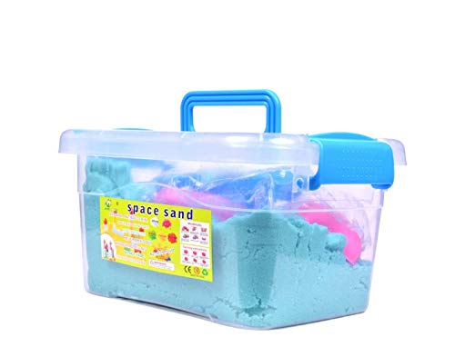 SEYROLIN Creative Moving Sand of 2kg Play Sand Set Beach molds De...