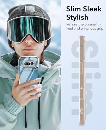Image of Jkobi Lifetime Anti-Yellow Clear Back Cover Case for Nothing Phone 4A 5G (Sleek Hard Crystal | Shockproof and Camera Protection)