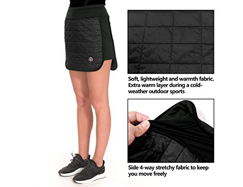 Little Donkey Andy Lichte winddichte rok voor dames, warme gewatteerde rok, buffer sportskorts voor wandelen en golfen - Image 5