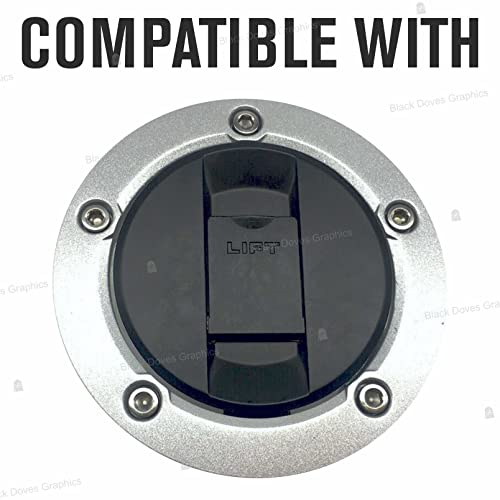 3D Tankdeckel 5-Loch kompatibel mit/Ersatz für Suzuki GSX R 600 650 750 1000 1250 1300 GSXR