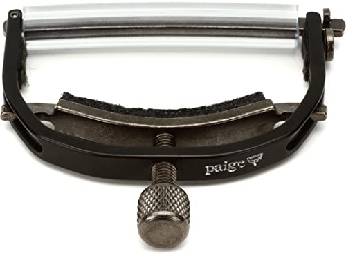 Paige™ »Original Capo P-12E« Capodastre pour Guitare Acoustique – 12-Cordes – Finition: Ebène - Les Beatles, Paul McCartney, John Lennon, RIngo Starr, George Harrison Paige™ »Original Capo P-12E« Capodastre pour Guitare Acoustique - 12-Cordes - Finition: Ebène – Image 5