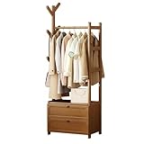 PreuepltrMa Percheros de pie originales, para entrada y pasillo(Taupe - 50cm)