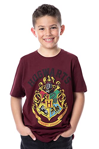 Harry Potter Hogwarts Crest Short-Sleeve Youth Boys' Graphic Tee T-Shirt