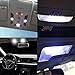 HIPOPY 42 Pcs Car LED Lights Kit, Auto Interior Bulbs Set, 6000K 12V T10 For Accessory, Brake, License Plate, Map, Parking Lights