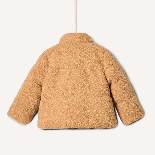 Image of Amazon Essentials x Sofia Grainge Unisex Toddlers and Babies' Teddy Puffer Jacket, Winter Coat, Fleece Lined