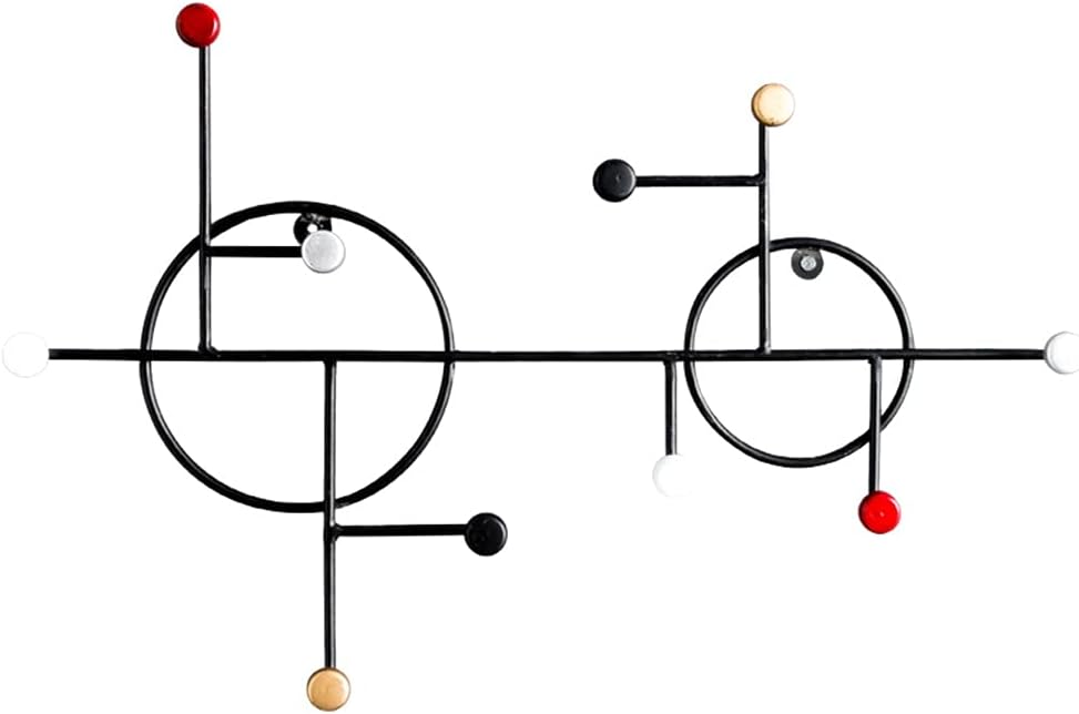 Nordic Bedroom Coat Hook Decoration Wall Hanging Fitting Room Dressing Room Wall Hanger(A-54.5x3.9x35cm)