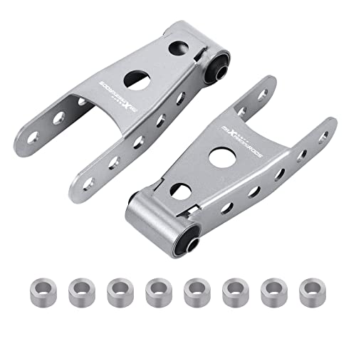 Tuningsworld 2-3 Lowering Shackle Kit Adjustable for Chevy Silverado1500 for Sierra1500 Truck 2007-2018 Suspension Rear Drop Shackles kit for 88-98 Chevrolet C1500 1988-2000 C2500 C3500