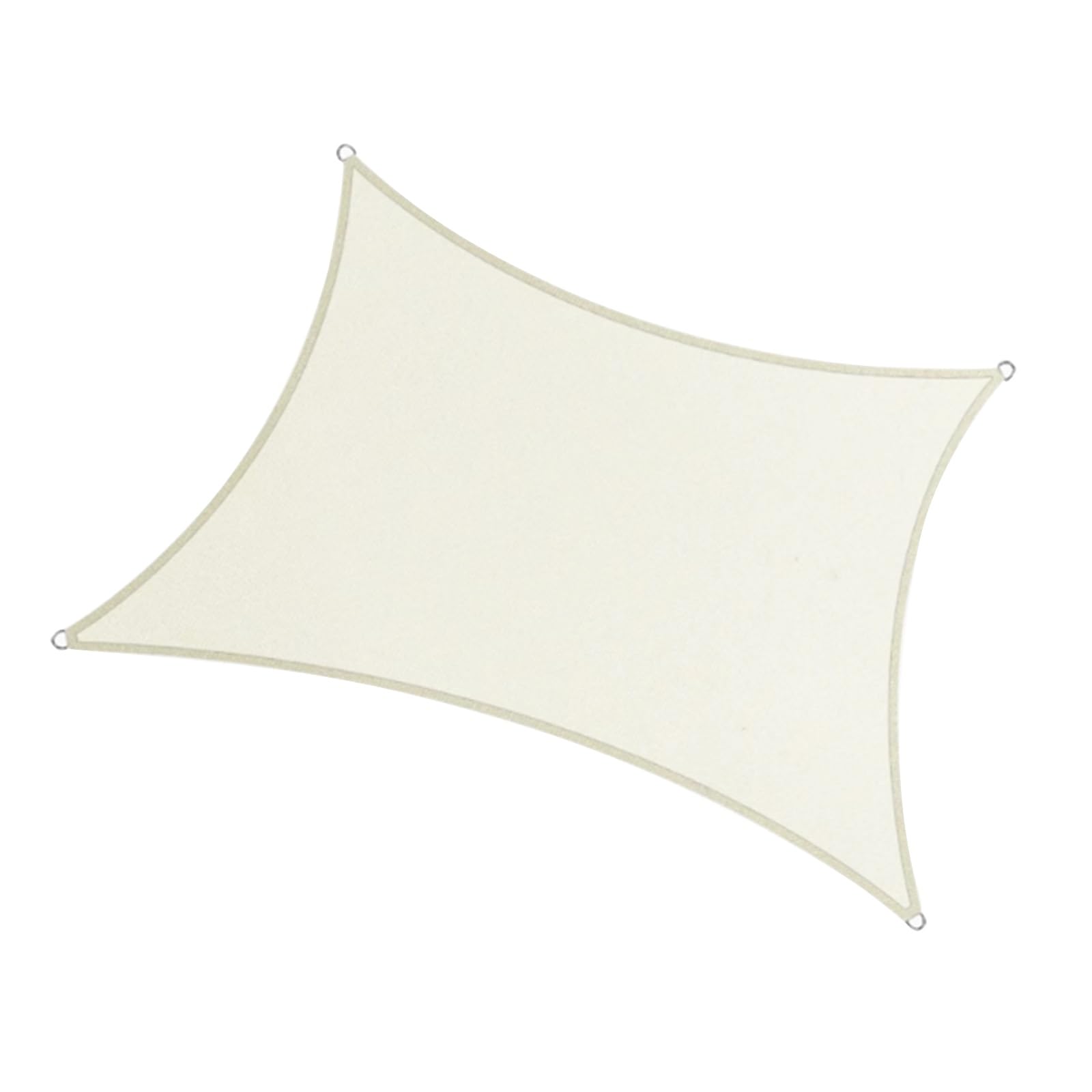 LYGBAOFUL Vela Parasole Rettangolare per Esterni, tettoia per da Sole, Tela Cerata Rinforzata, Copertura per Patio con Fibbia di Tipo D, Protezione UV, 2 x 4,5 m, Vela Parasole Impermeabile