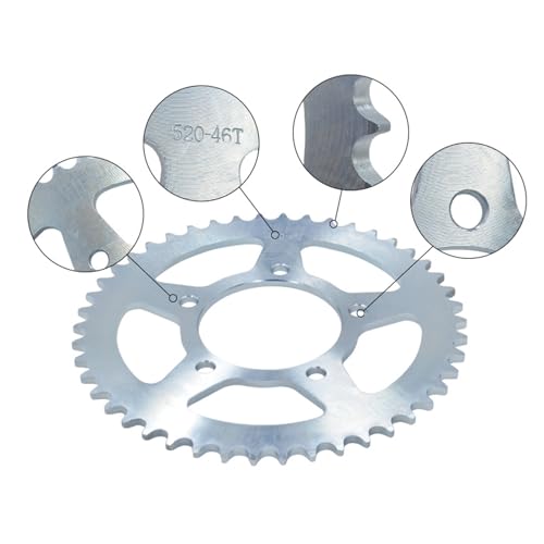 Couronne arrière moto 46T pour Suzuki DL250 V-Strom trail
