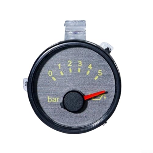 Jauge de pression d'huile électronique 12V 52mm avec plage de 0 à 5 bar
