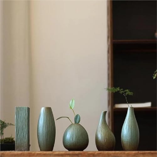 Vase céramique géométrique solution déco simple pour petite plante hydroponique de salon