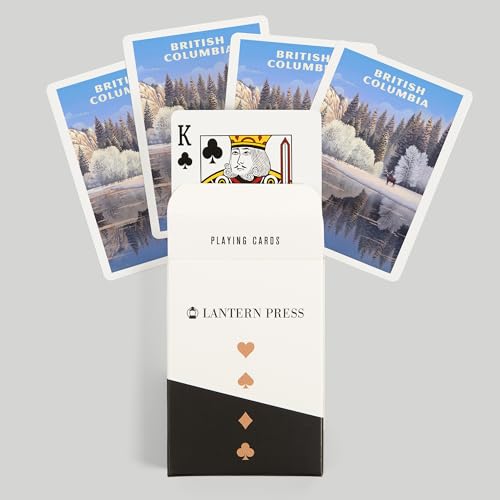 Baraja de 52 cartas póker British Columbia miniatura 6