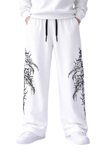 Image of Men Baggy Regular Fit Track Pants