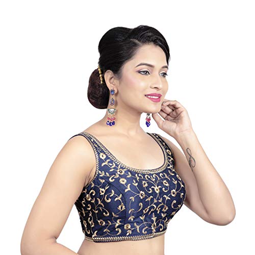 Image of Biyu Being With You Women's Art Silk Saree Blouse
