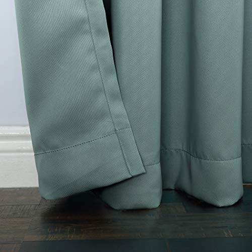 Sun Zero Easton Energy Saving Blackout Grommet Curtain Panel, 40" x 63", Mineral, W 40" x L 63" (1 Panels) - Image 3