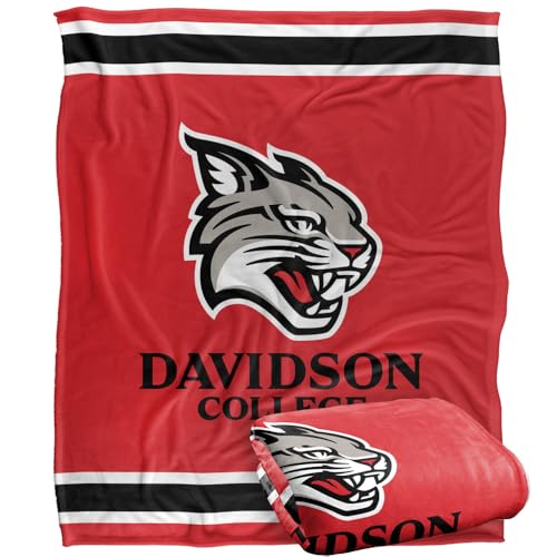 Davidson College Blanket, 60"x80" Primary Logo Silky Touch Super Soft Throw Blanket
