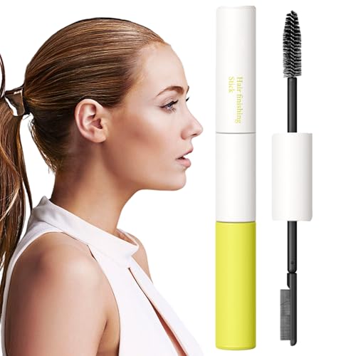 Pluma de acabado y estilismo para el cabello | Peinados de barra alisadora contra el encrespamiento | Mascara para el cabello en puntas abiertas, para uso diario, oficina, viajes, citas, viajes de