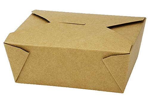 Goodlife - Kraft Food Takeaway Box - 25 Pack - (17.2 x 14.1 x 6.5 cm)