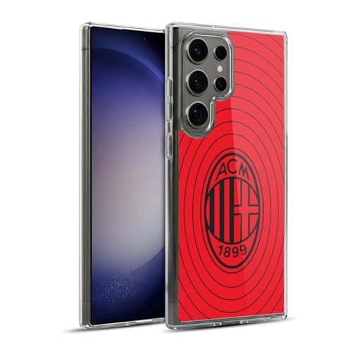 Funda Samsung S23 Ultra Gel Suave Evita Caídas con Diseño AC Milan