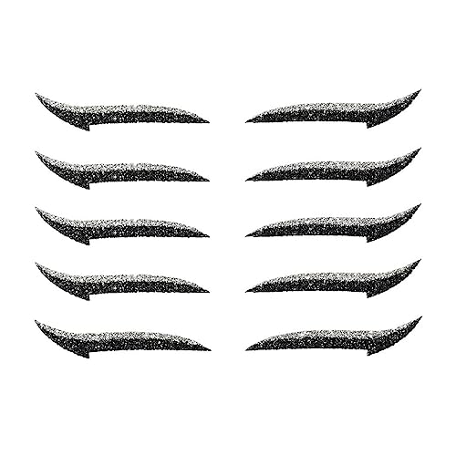 Eyeliner Stickers para Ojos, 5 Pares, Brillantes, Reutilizables miniatura 1