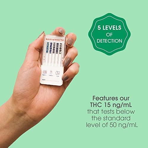 UTest -O-Meter 5 Level THC Home Drug Test | Marijuana Urine Test Kit | Highly Sensitive Testing Strips with Instant… - Image 3