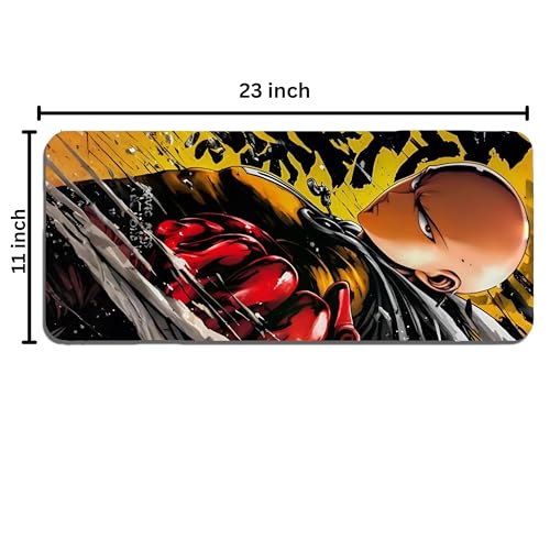 Image of XL Extended Gaming Mouse Pad | XXL Large Desk Mat 60x30cm for Laptop & PC | Non-Slip Rubber Base, Waterproof, Durable & Smooth Surface | Office, Gaming & Study