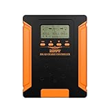 AIZQYC MPPT Laderegler Solar 12V 24V 36V 48V Auto, 60A Solarladeregler mit LCD Display, Smart Solarregler, Solar Charge Controller für Sealed Gel Flooded Lithium Batterien Lifepo4 usw