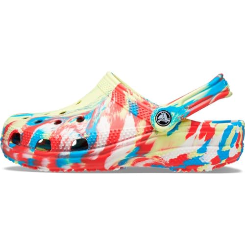 Image of Crocs Unisex-Adult Classic Marble Clogs (Multicolor)