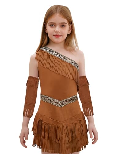 Kaerm Costume da Indiana Bambina Abito da Principessa Carnevale Halloween