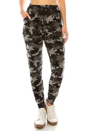 Image of Leggings Depot Premium Jogger Women's Popular Print High Waist Track Pants(S-XL)
