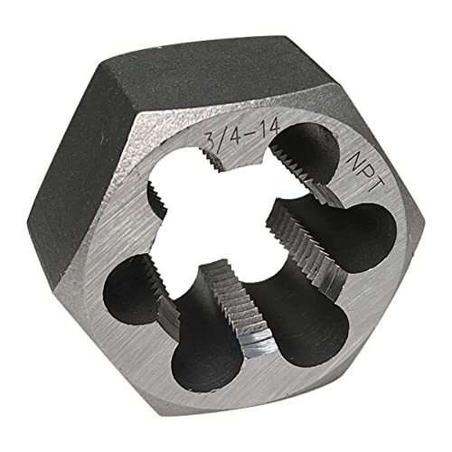 Troquel hexagonal NPT 3/4-14 de acero al carbono para tuberías 2