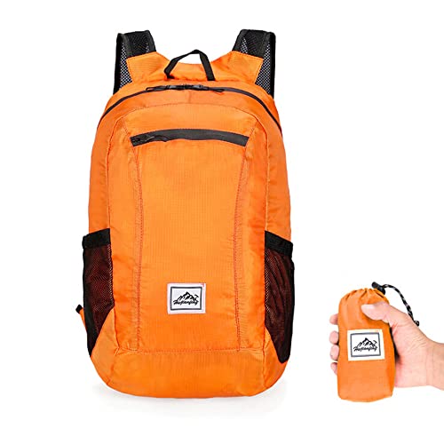 Benkeg Leicht,Leichte tragbare Faltbare Rucksack wasserdichte Rucksack falttasche Ultraleicht Outdoor Pack für Frauen männer Reisen wandern Cover