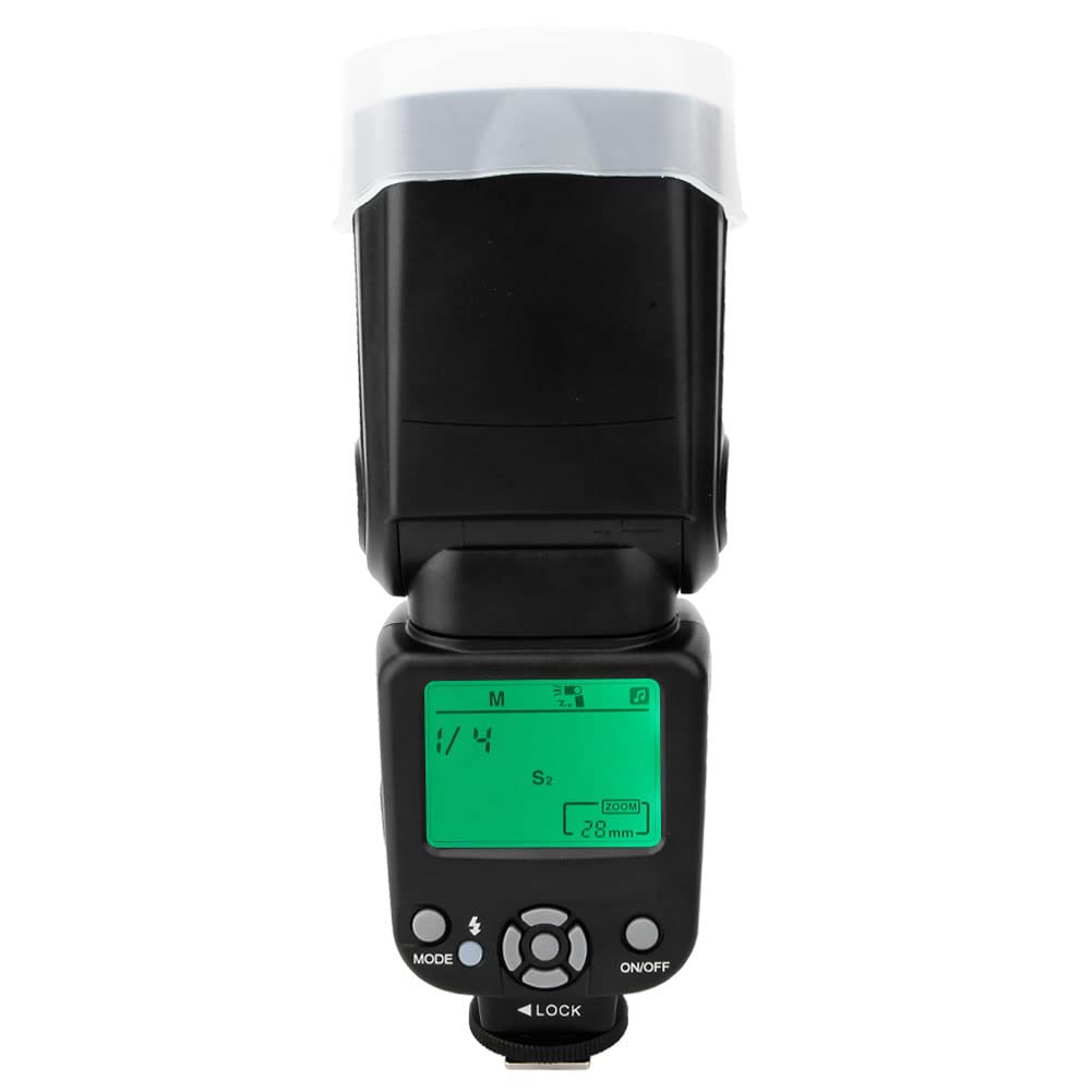 Linterna de Cámara Yctze de Plástico TRIOPO TR-960II, Luz de Flash Profesional en Cámara, Speedlite Externo para Canon, Nikon, Luz de Flash de Cámara